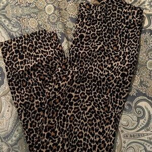 Leopard Print Women's Pants J Crew Winnie pants